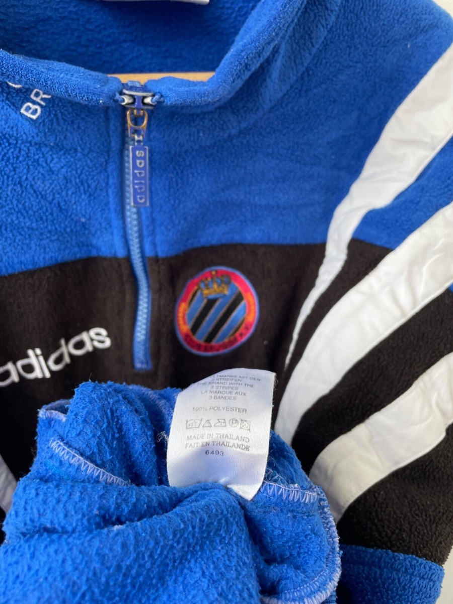 VINTAGE CLUB BRUGGE 1996/1997 TRAINING FOOTBALL 1/2 zip JACKET