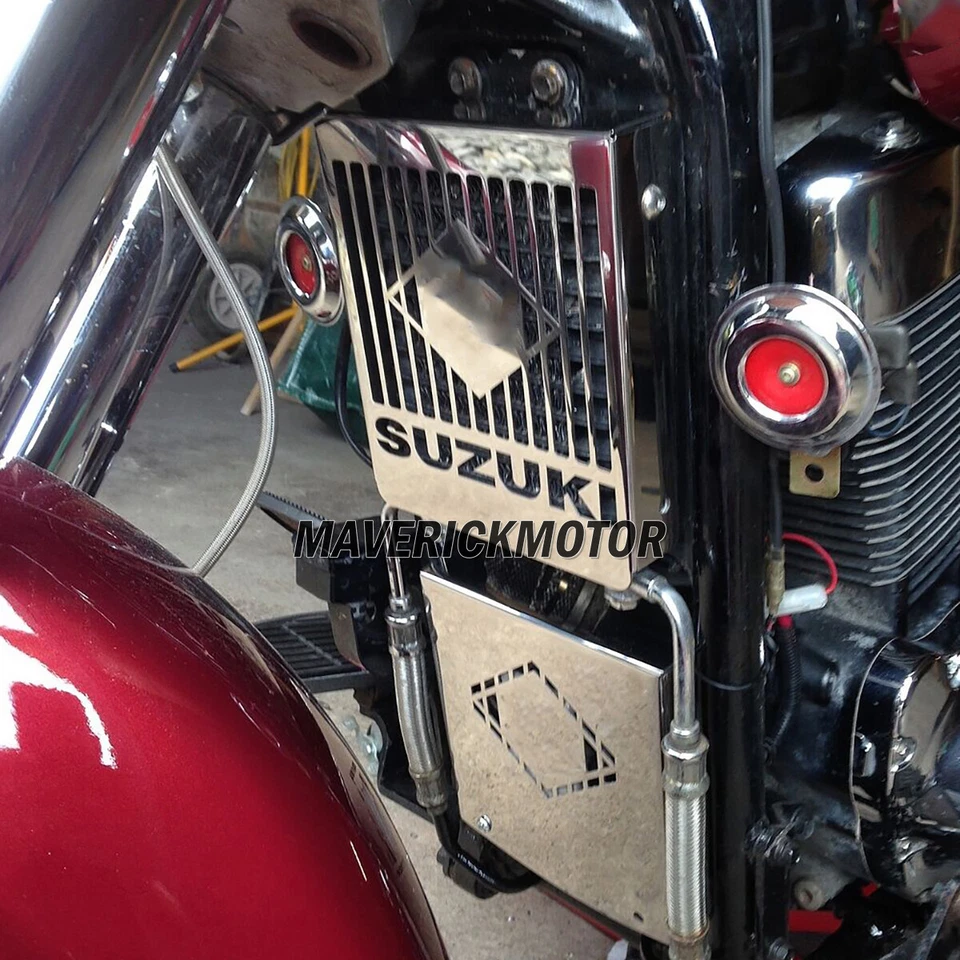 Protector de rejilla de cubierta de radiador para Suzuki VL1500 Intruder VN 1500 LC 1998-2008 Foto 3 de 4