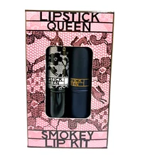 Lipstick Queen Smokey Lip Kit Set of 2 (Black Lace Rabbit & Sinner) New in Box
