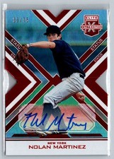 2016 Panini Elite Extra #106 Nolan Martinez 33/75 Autograph ROOKIE
