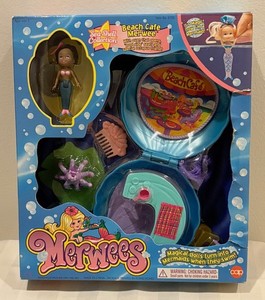 #8194 VINTAGE MERWEES BEACH CAFE~AFRICAN  AMERICAN BLACK MERMAID~RARE~CAP TOYS