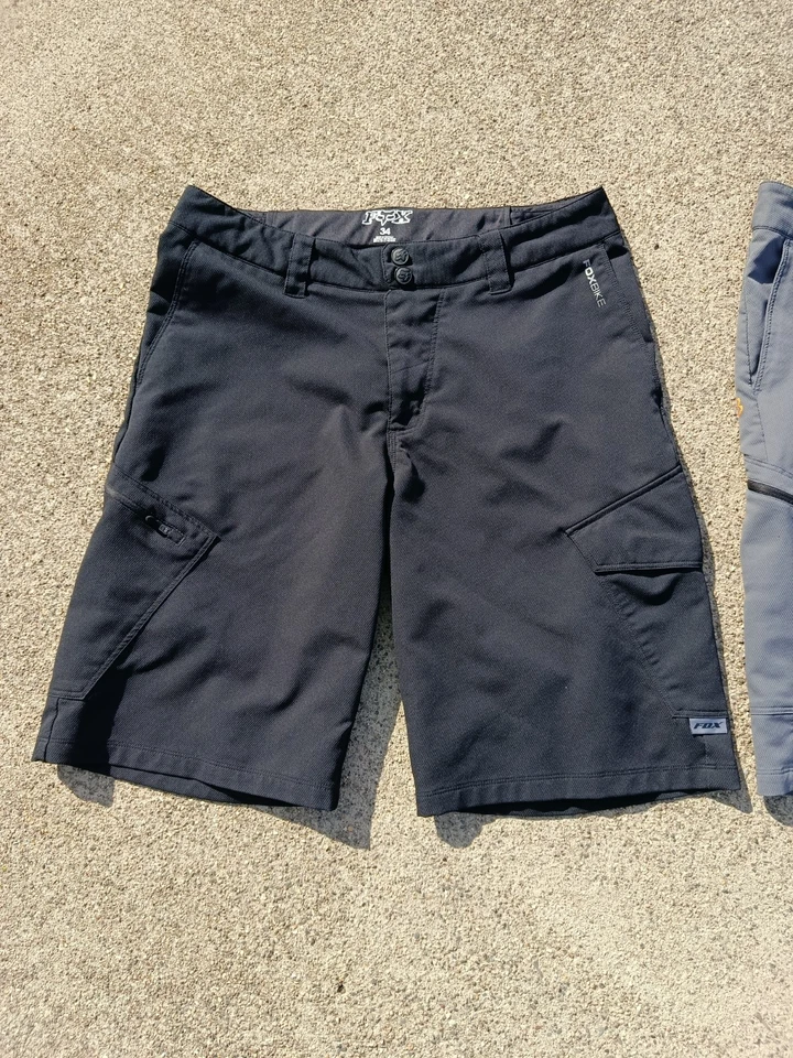 2 Pair Men's 34" Fox Racing Ranger Shorts Dark Gray & Light Gray EUC - Image 2 of 4