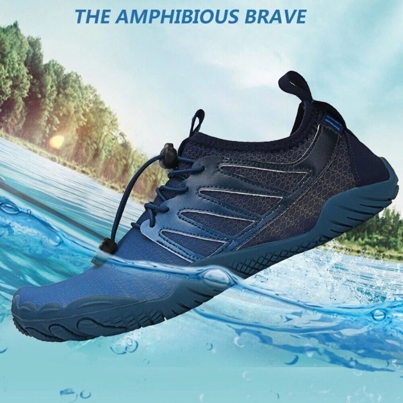 Water Shoes Quick Dry Barefoot for Swim Diving Surf Aqua Sport Beach Vacation - Image 2 of 4