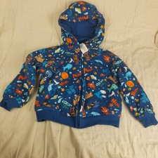 Disney Pixar Finding Nemo Dory Blue Zip Up Hoodie All Over Print Kids S NWOT