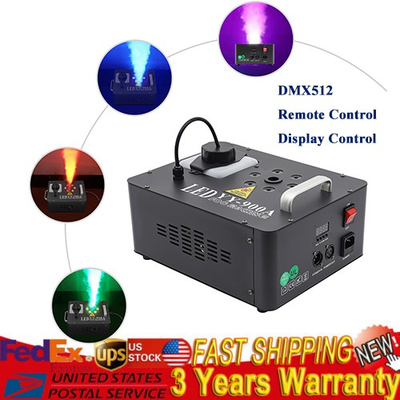 #ad #ad 6LED DJ Geyser Smoke Fog Machine Pyro Stage Vertical Upspray Fogger DMX RGB $93.81