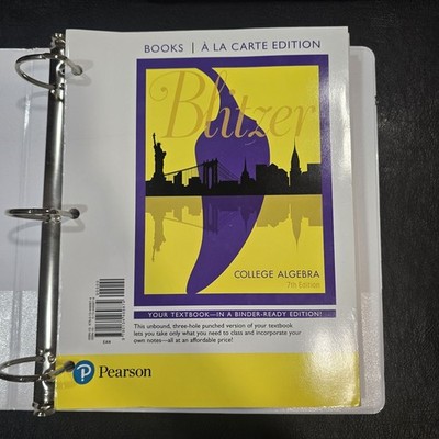 College Algebra (7th Edition) - Hardcover By Blitzer, Robert F. - GOOD