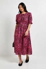 Dorothy Perkins Animal Smock Dress Womens Daywear Dresses