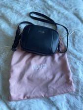 Borsa per fotocamera LIU JO nera a tracolla mini ecopelle