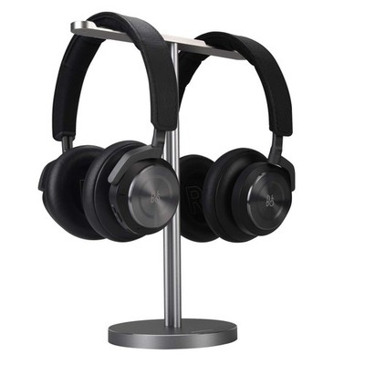 Double Headphones Stand, Aluminum Alloy Desk 3 Headsets Holder Supporting Des...