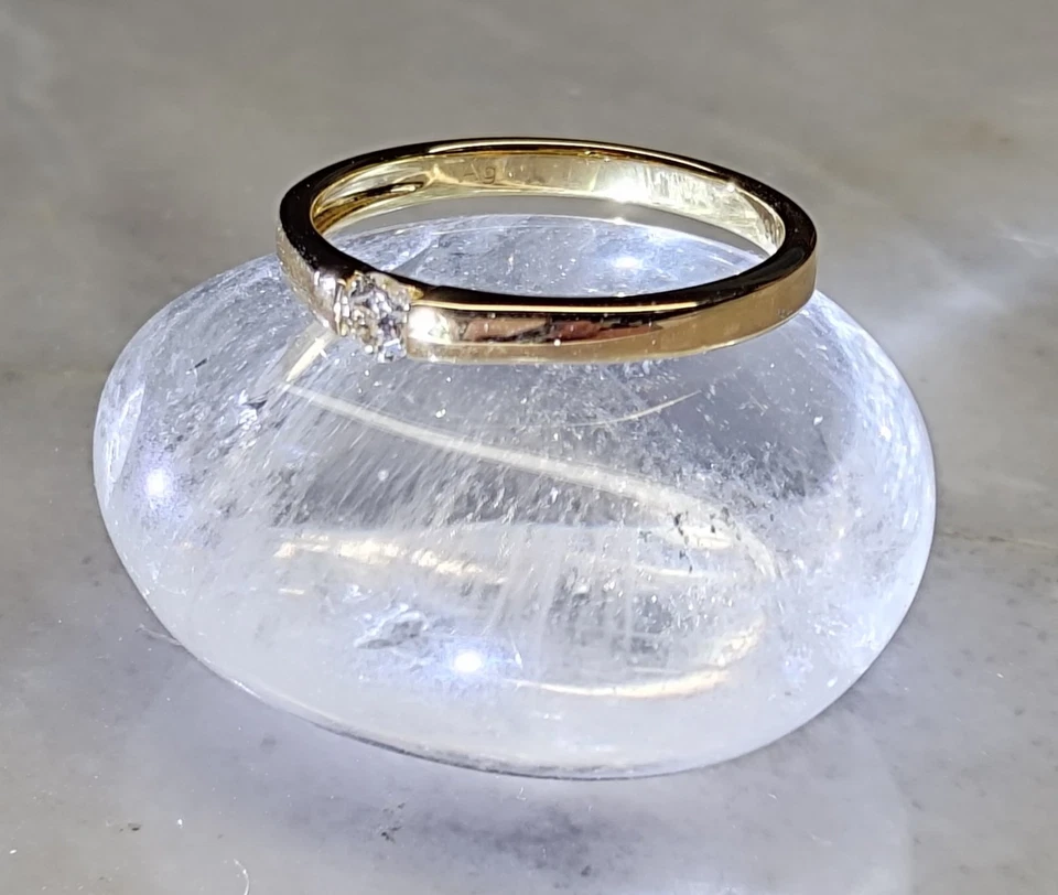 DIAMANT Ring Gr.21 (Ca..66) 925/- SILBER Brilliantschliff - Bild 3 von 4