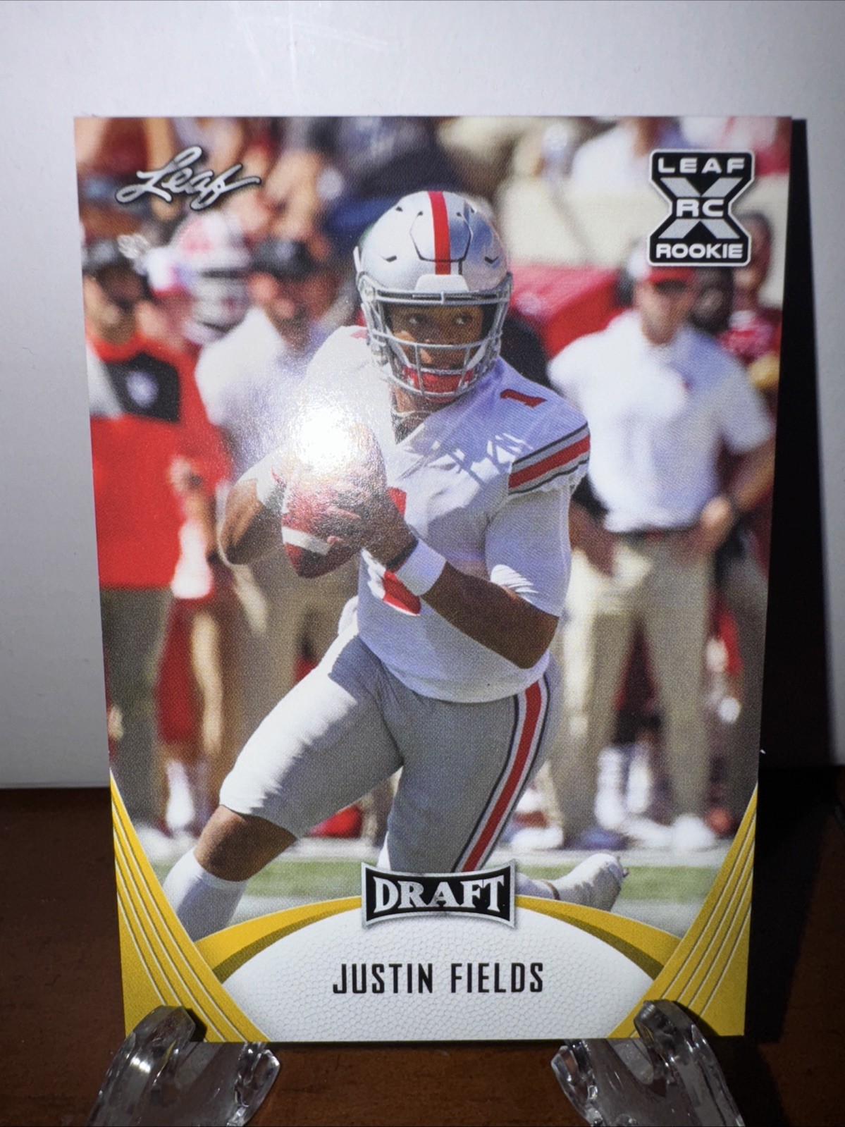 2021 Leaf Draft - Justin Fields #02 Gold (RC)