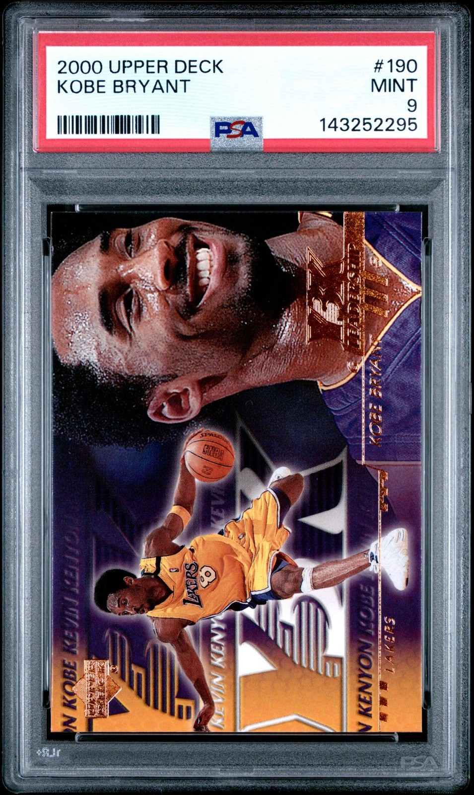 2000 Upper Deck KOBE BRYANT #190 PSA 9 MINT