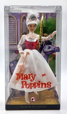 2007 Disney Mary Poppins Barbie Pink Label Collector Puppe / Mattel M0672, NrfB
