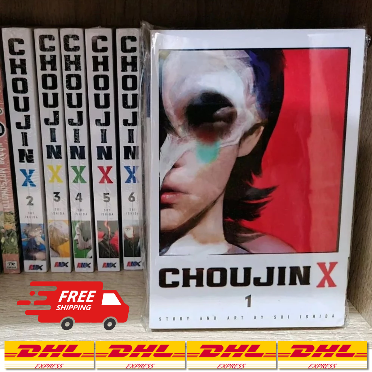 Choujin X Manga Volume 1–9 New Full Set English Version Comic by