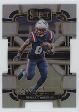 2023 Panini Select Concourse Silver Prizm Die-Cut Demario Douglas #68 12po