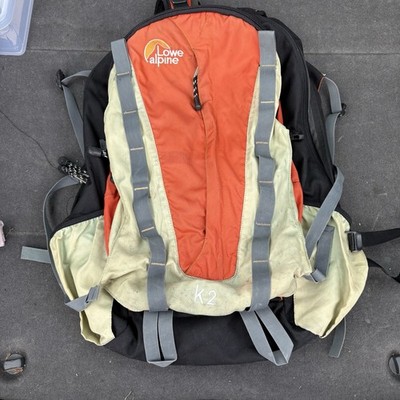 Lowe Alpine K2 Hiking Backpack   Broken Buckle & Strap Damage   For Repair
