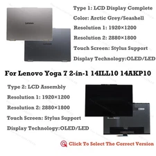 Lenovo Yoga 7 2-in-1 14ILL10 14AKP10 Assembly LCD Display Complete Touch Screen