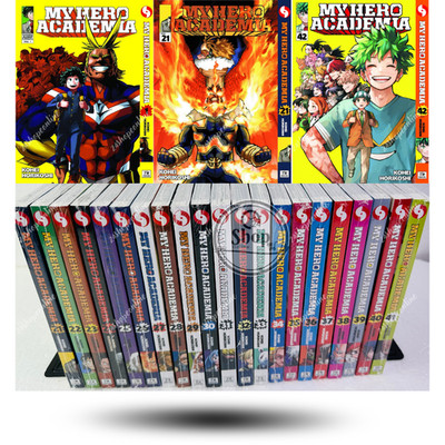 アメコミまとめ売り21冊セット My Hero Academia Manga Vol. 21–42 English Version FULL SET New
