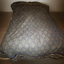 3pc Set Awesome Vintage Laura Ashley Full Queen Comforter Navy Burgundy Green