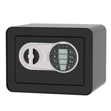 Small Safe Box - Home Safe for Money Jewelry Documents, Solid Lock Box, Mini ...