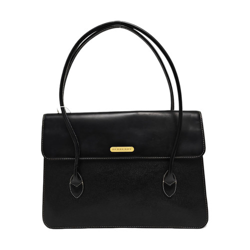 BURBERRY Handbags Leather Black Free Shipping | Duties Paid