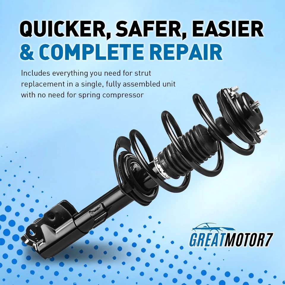 Juego de 2 muelles helicoidales y puntales delanteros FCS para Ford Edge Lincoln MKX 2011-2014 Foto 2 de 4