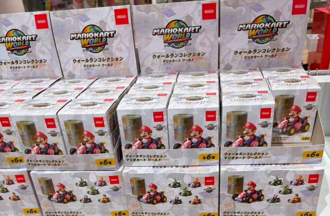 Mario Kart World Wall Run Collection Complete Set 6 types Nintendo