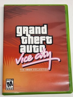 Grand Theft Auto Vice City - The XBOX Collection (Xbox) w/ Manual No Map, Tested