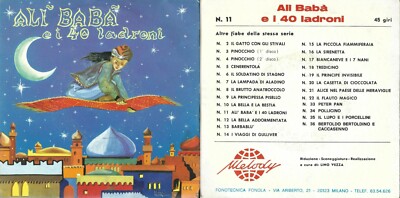 45 GIRI LEINEN VEZZA / MELODIE MÄRCHEN - ALI BABA UND DIE 40 DIEBE (I und II Teil)