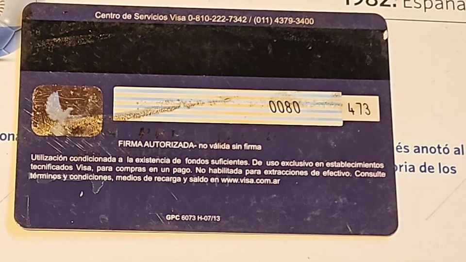 Rechargeable world cup brazil visa debit card with carpet - Image 4 of 4