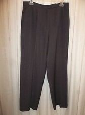 KASPER Charcoal Business Dress SLACKS PANTS Women's SIZE 12 Lined
