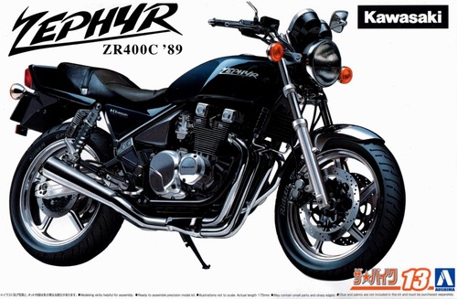 AOSHIMA 06395. Kawasaki ZR400C Zephyr 1989. 1/12 scale Plastic Kit - Picture 2 of 13