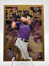 MICHAEL TOGLIA 2023 TOPPS FINEST FLASHBACK INTIMIDATORS ROOKIE RC #77 I24 JT