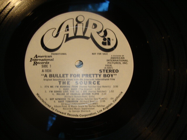 VINYL RECORD LP A BULLET FOR PRETTY BOY SOUNDTRACK AIR A-1034 | eBay