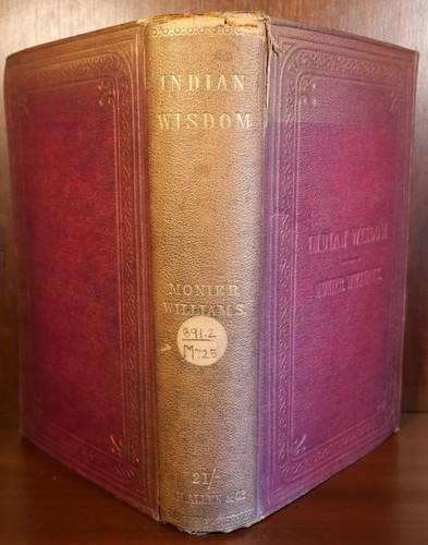 Monier Williams / Indian Wisdom or Examples of The Religious Philosophical 1st - Picture 2 of 4