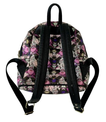 DISNEY LOUNGEFLY Villains Mini Backpack Ursula Cruella  display picture 2