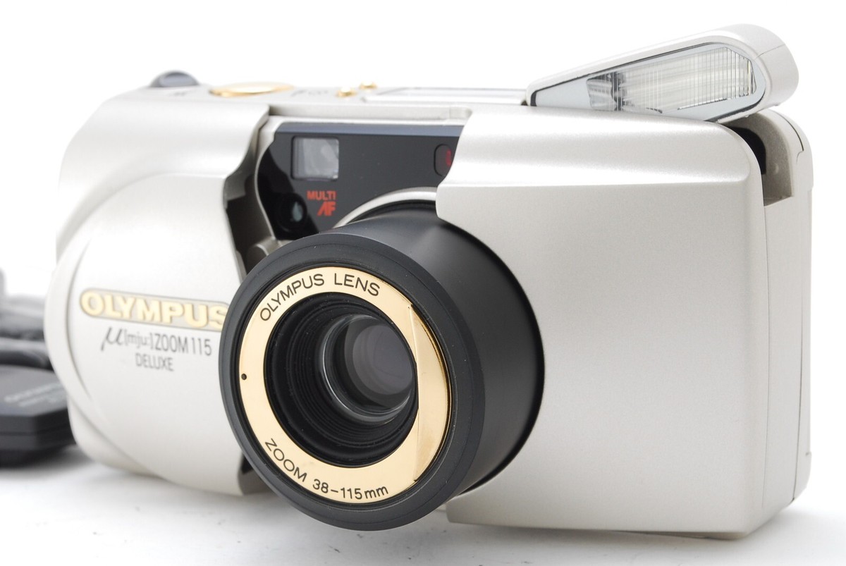 ALMOST UNUSED ] Olympus mju Zoom 115 Deluxe Point & Shoot