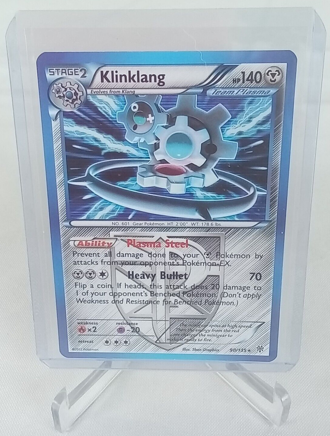 Klinklang 90/135 Rare Holo Pokémon Card 2012
