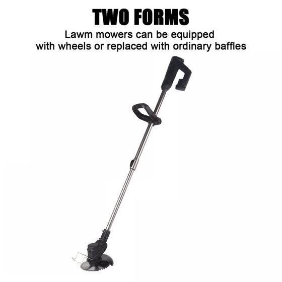 Paddsun Electric Weed Eater Lawn Edger Cordless Grass String Trimmer Cutter 24V