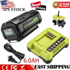 Charger For Ryobi 40V 6.0 AH Extended Capacity Battery OP40261 OP4026 OP4015 New