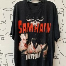 Danzig, Samhain, Initium, Blood Ritual Black Unisex Reprint Tshirt Men Women