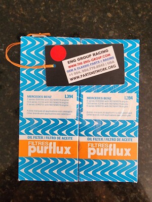 2X A2761800009 PURFLUX L394 MERCEDES-BENZ OIL FILTER M276/M278 C CLS E ML ENG