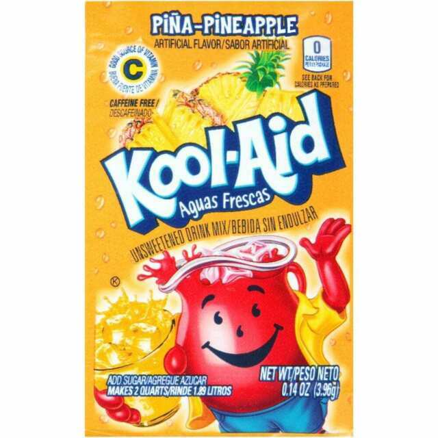 KoolAid Pineapple Unsweetened Soft Drink Mix 0.14 Oz for sale online eBay