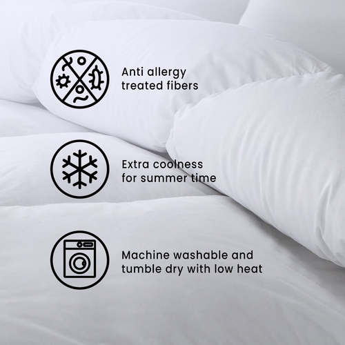 Soft Like Down Anti Allergy Hotel Quality Duvet Single Double King