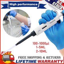 Single-Channel Adjustable Pipettes Manual Micropipette High Accurate for Lab USA