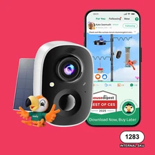 Smart Bird Feeder Camera Bird Watching Solar Powered AI Recognition Gift Edition