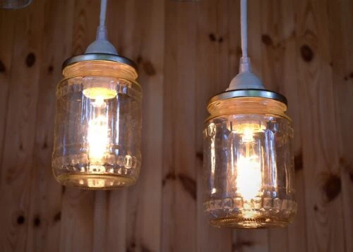 Lámparas Handmade Vidrio Rústico/primitivo