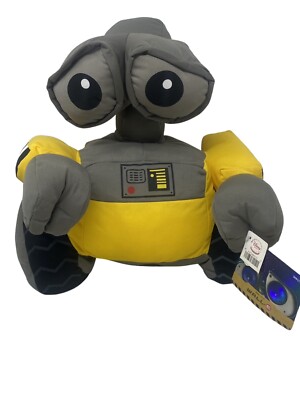 Disney Store Wall E Plush Stuffed Robot Toy Swivel Head 12''