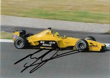 Ralph Firman signed F1 Jordan EJ 13 photo 2003 British Grand Prix autograph