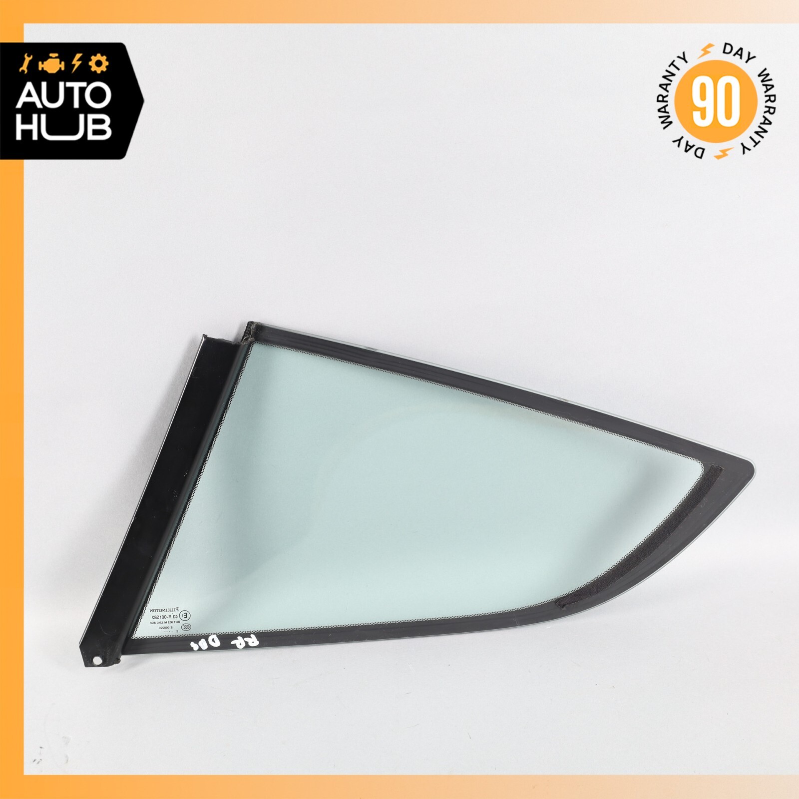 10-19 Aston Martin DB9 DBS Coupe Rear Right Side Door Window Glass OEM 35k